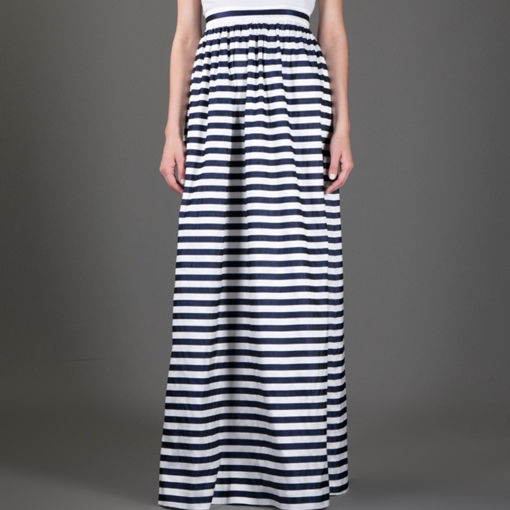 Mother of Pearl stripped maxi skirt