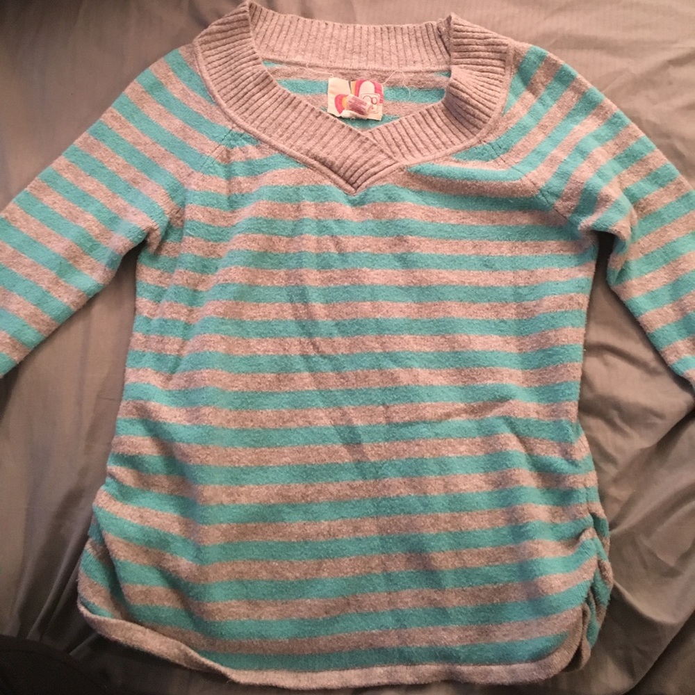 Soft and Comfy Striped Fitted Sweater
