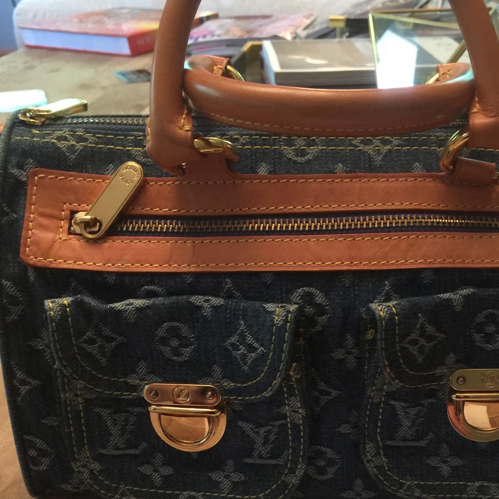 Louis Vuitton Authentic denim monogram neo