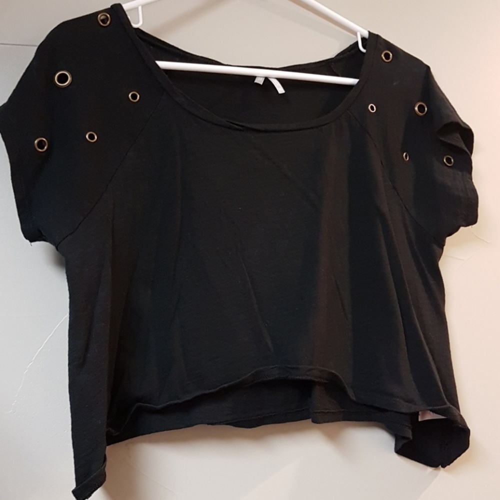 Black Crop Top