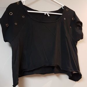 Black Crop Top