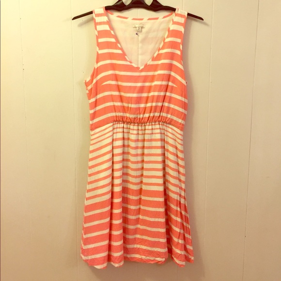 Pink and white striped sundress - Picture 1 of 2