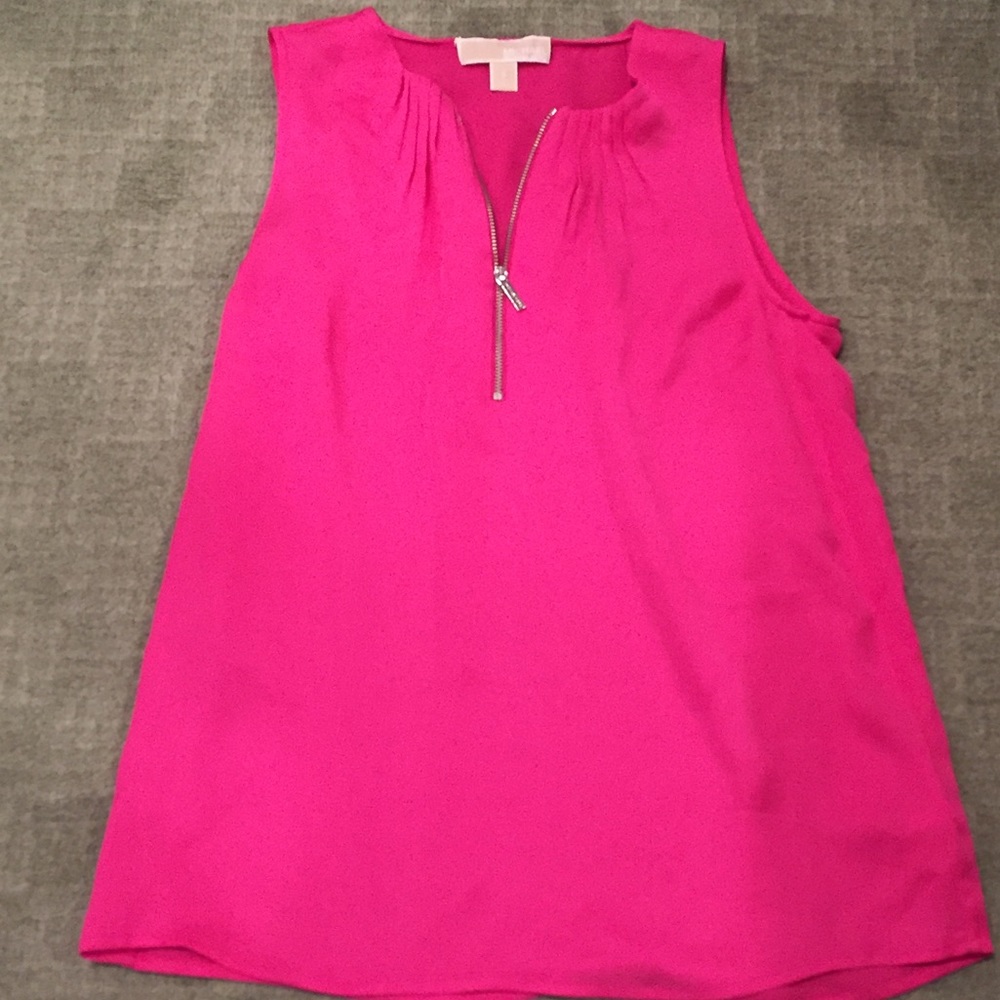 Michael kors zipper blouse
