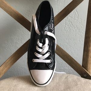 Sequin sneakers