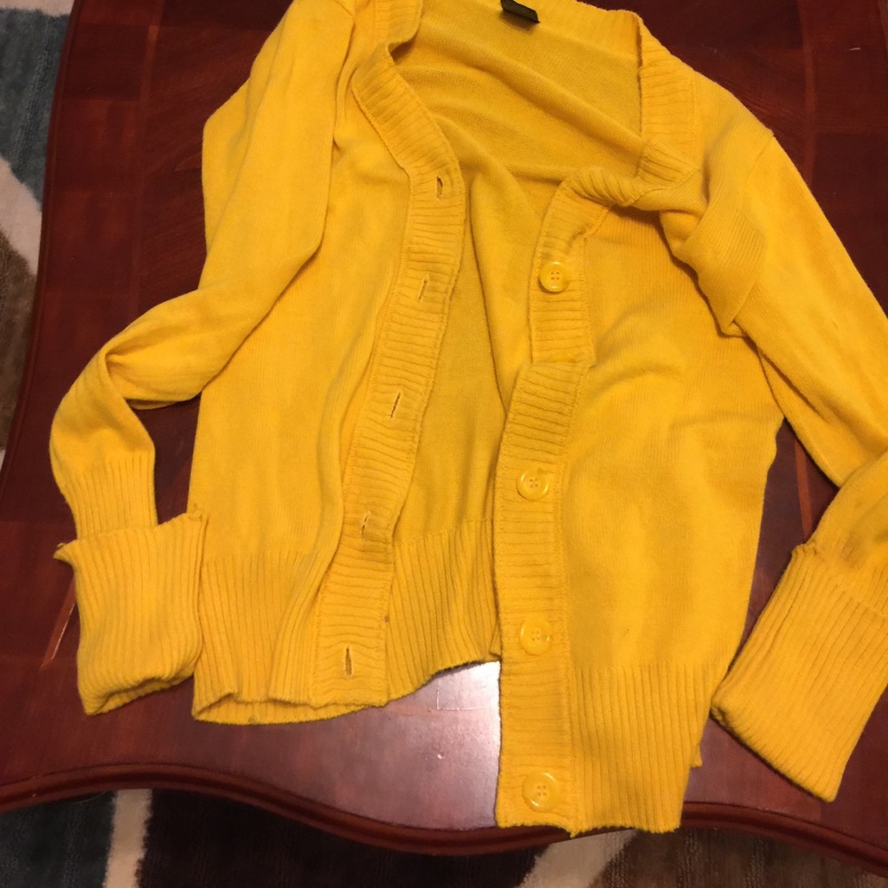 Yellow mustard sweater