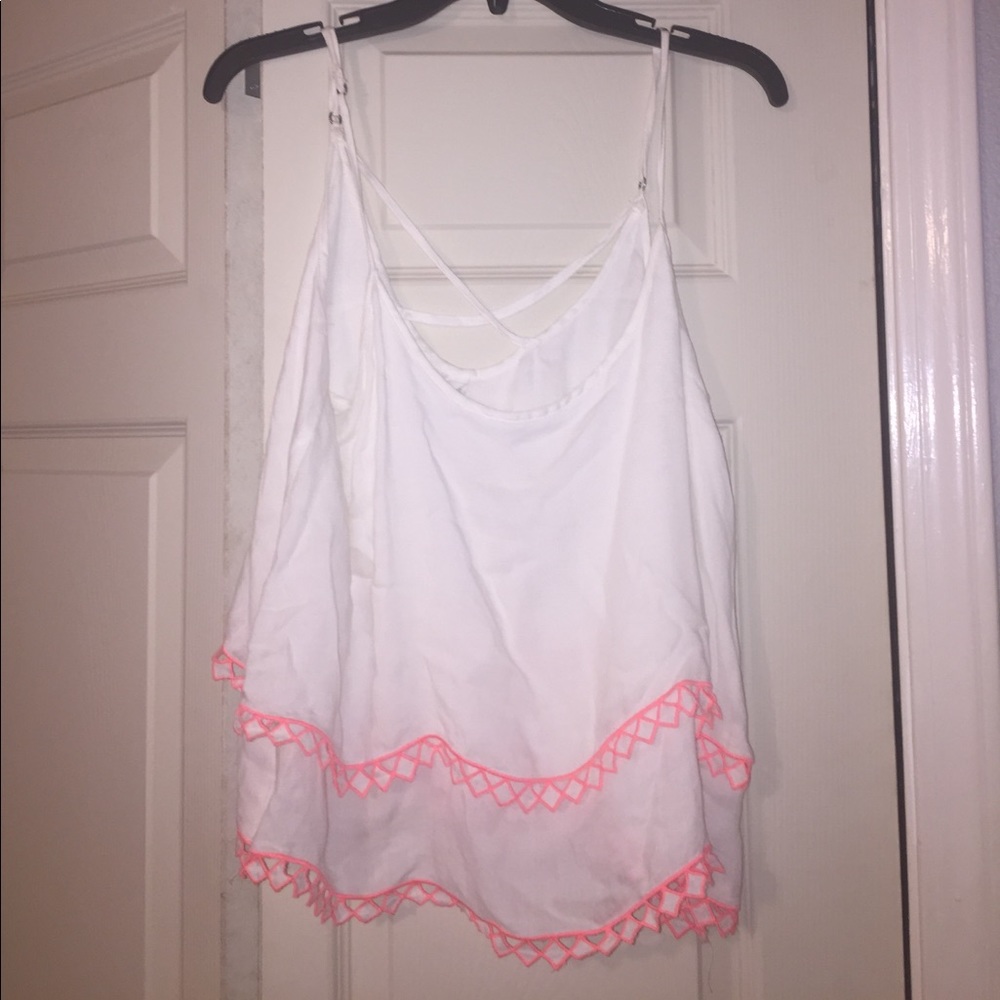 Aeropostale strapless flow shirt