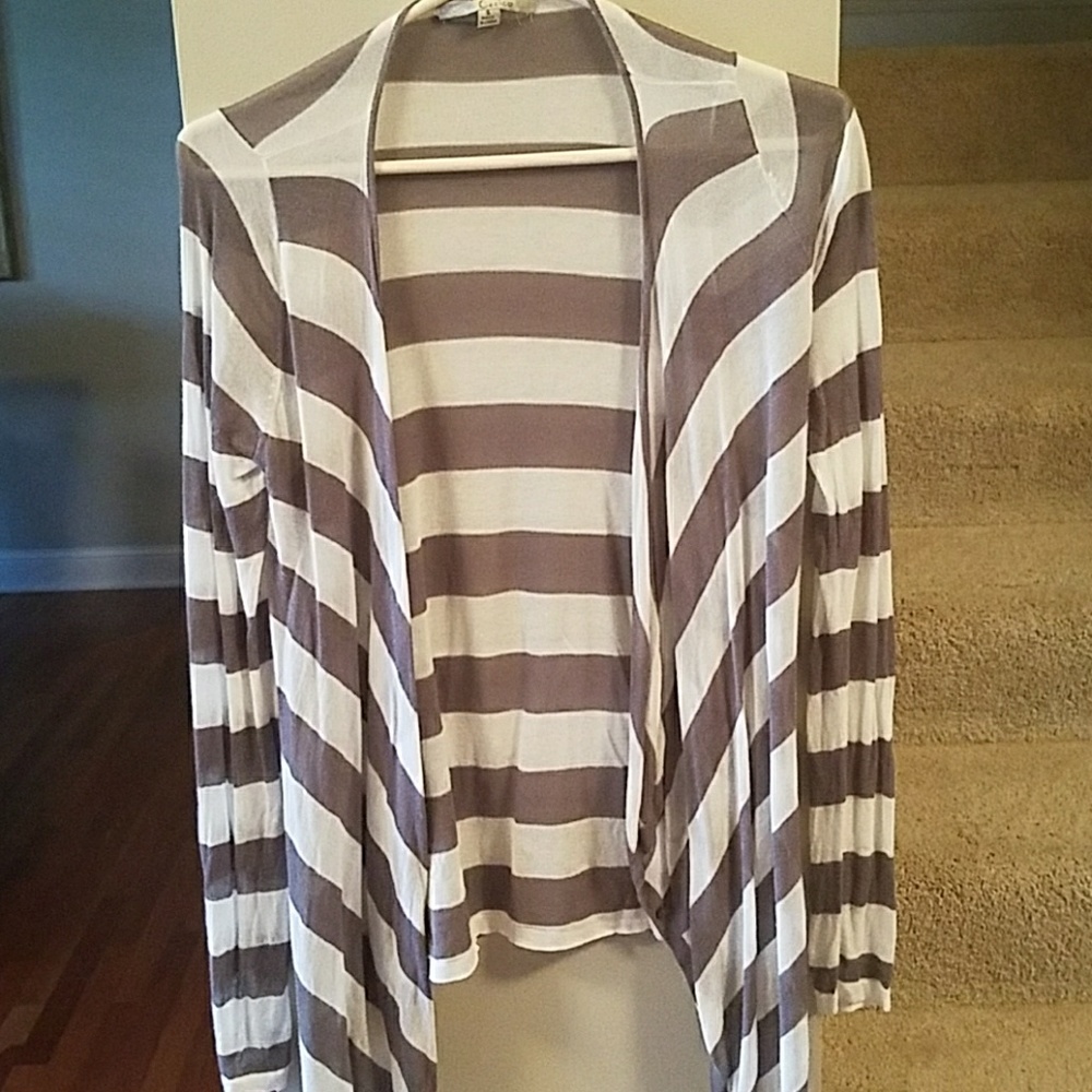 Striped cardigan