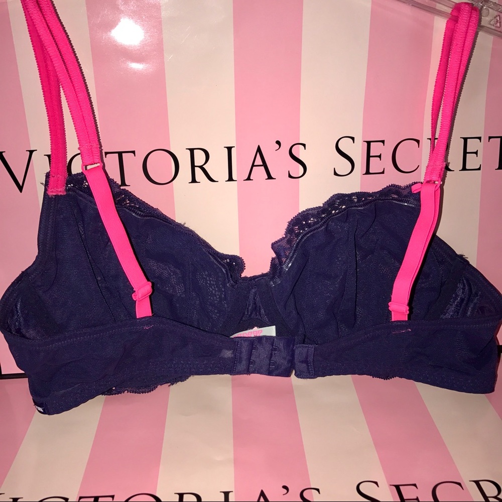 Victoria's Secret PINK date unlined lace Demi bra - Picture 4 of 7