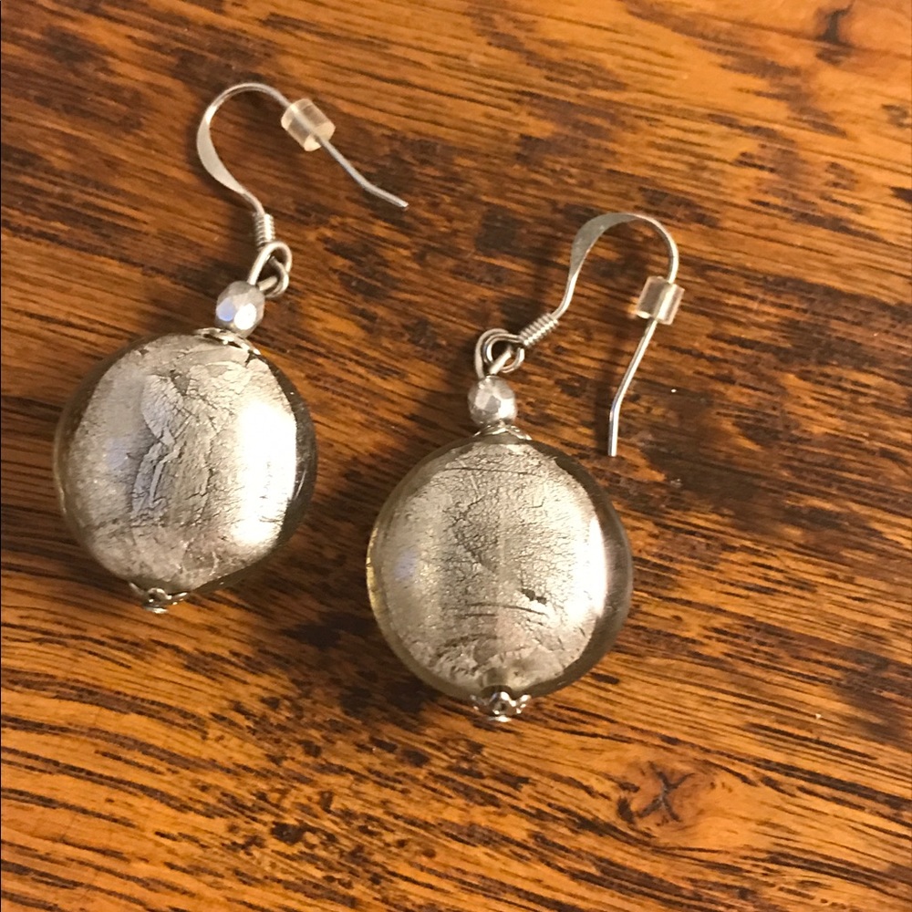 Stone earrings