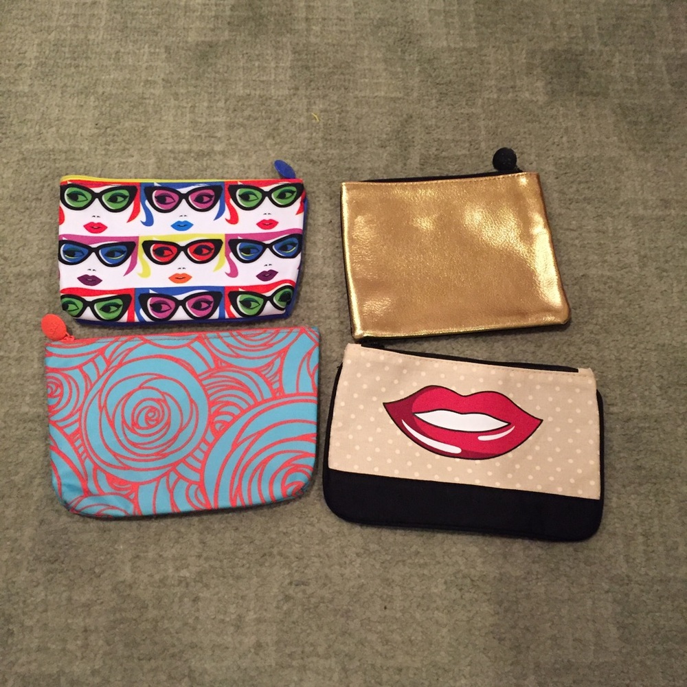 4 makeup bag bundle