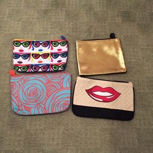 4 makeup bag bundle