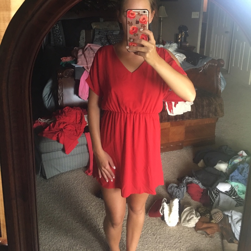 Red dress