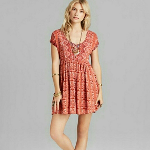 Free People Mini Babydoll Dress - Picture 1 of 5