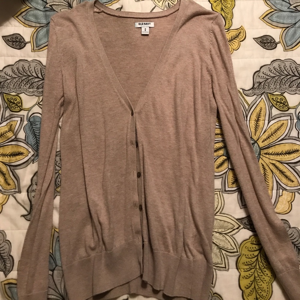 Tan Old Navy Cardigan