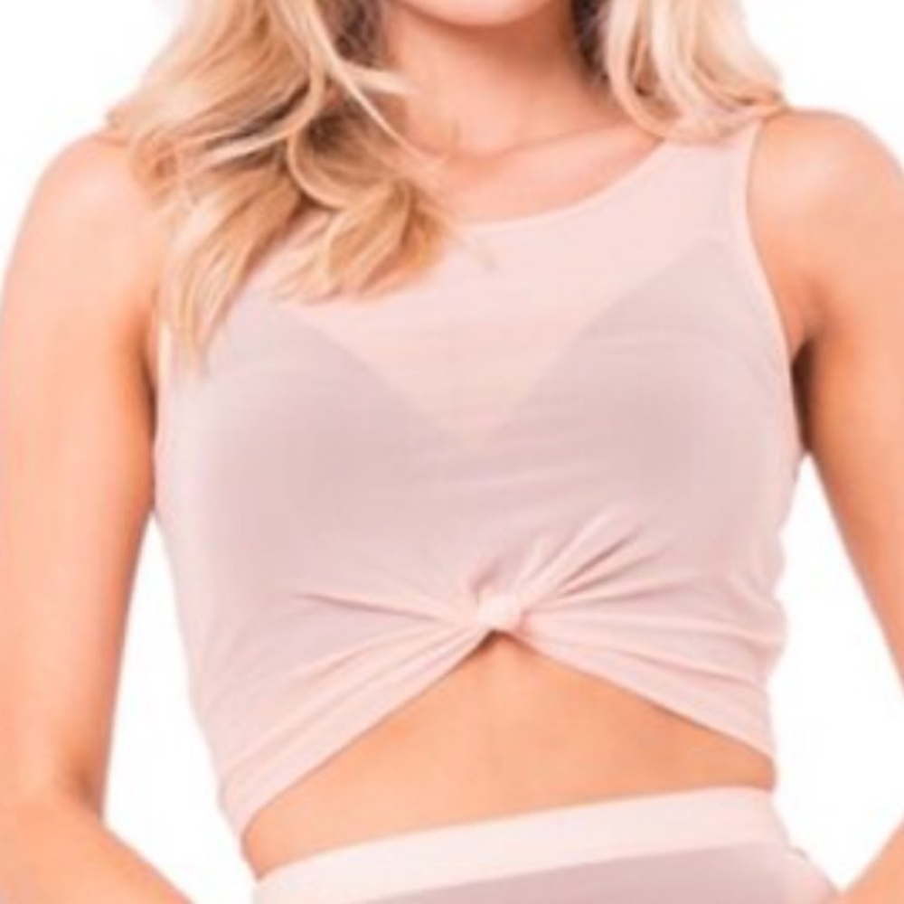 Blush Crop Top