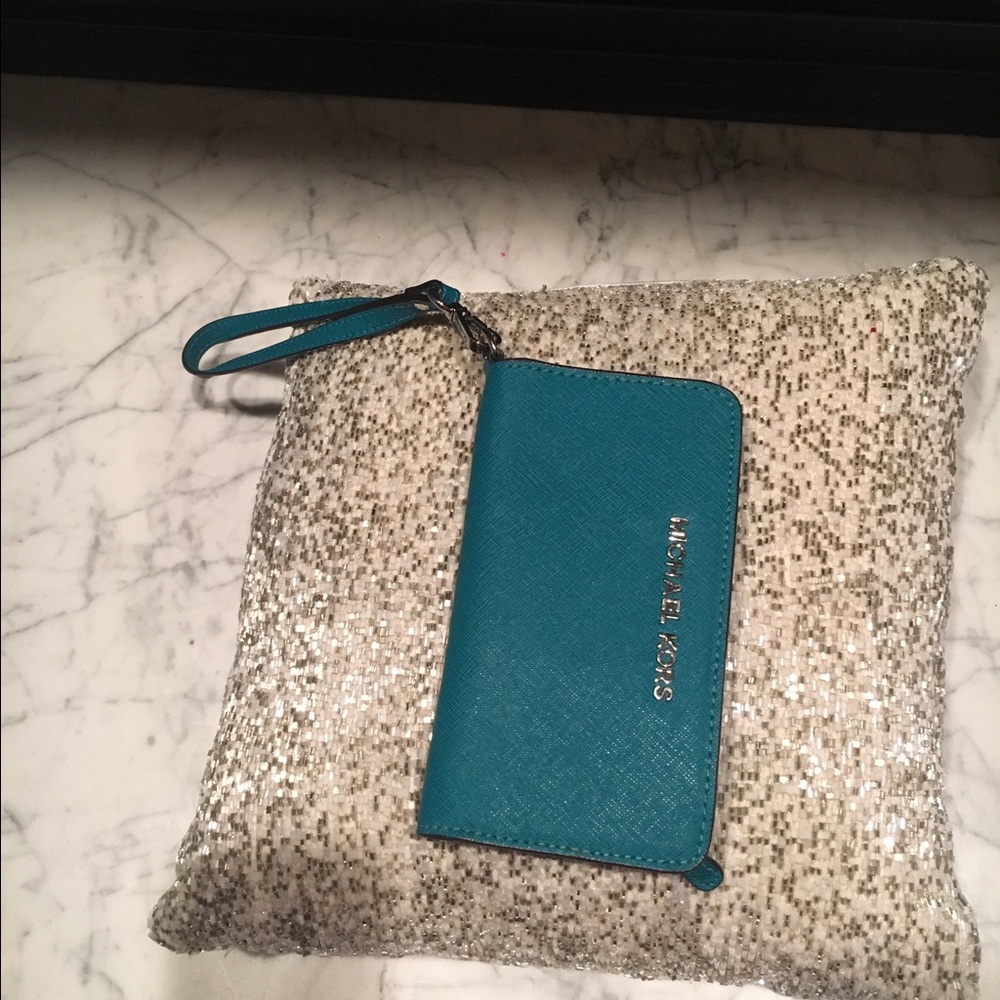 Michael Kors Turquoise Wallet
