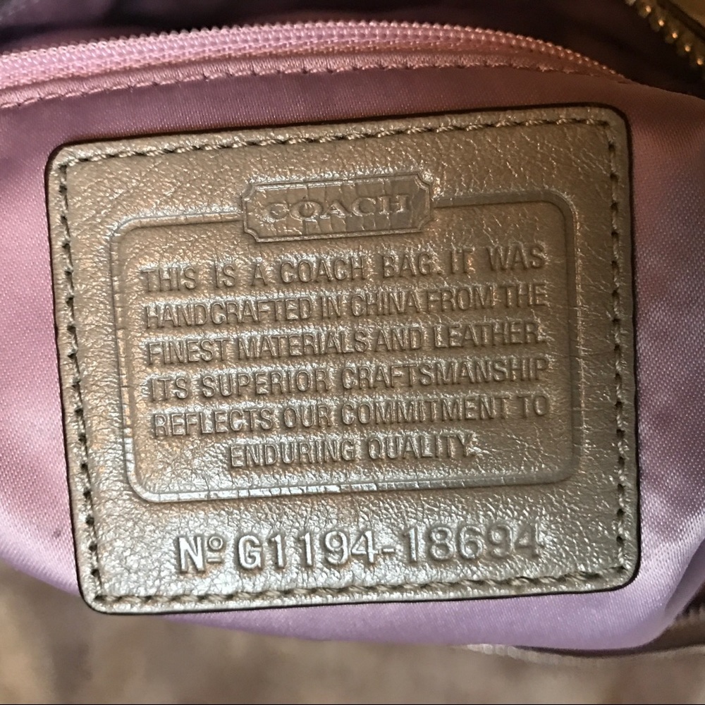 Authentic Coach Purse - Picture 3 of 4