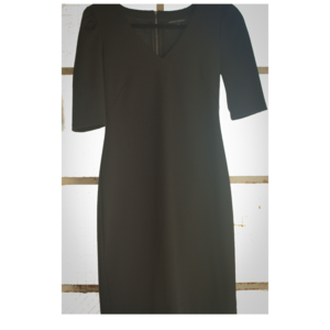 Banana Republic fitted casual little black dress