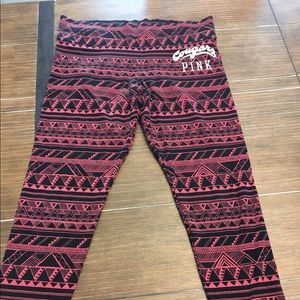 5th and ocean VS PINK leggings WSU cougars