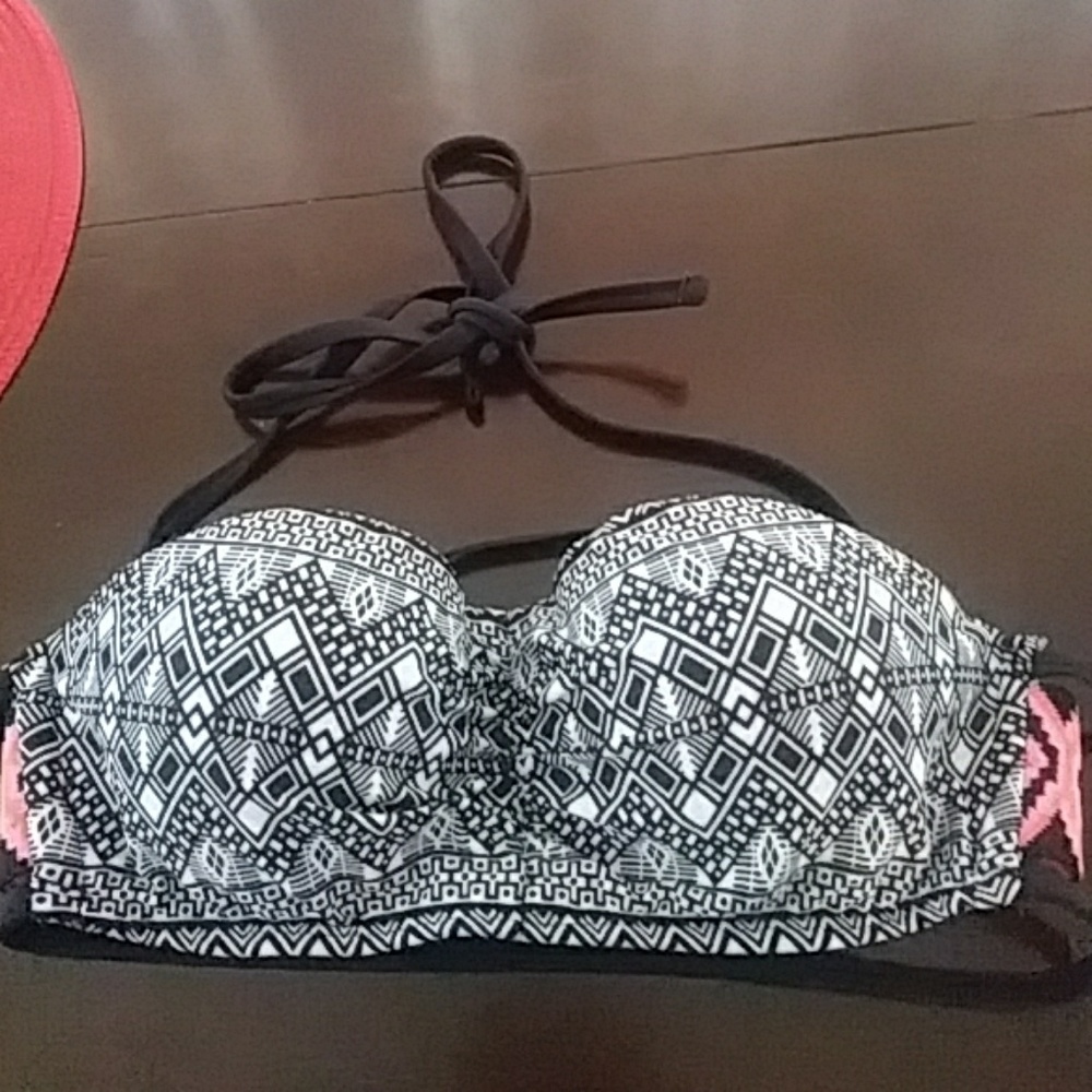 Tribal Print Swim Top