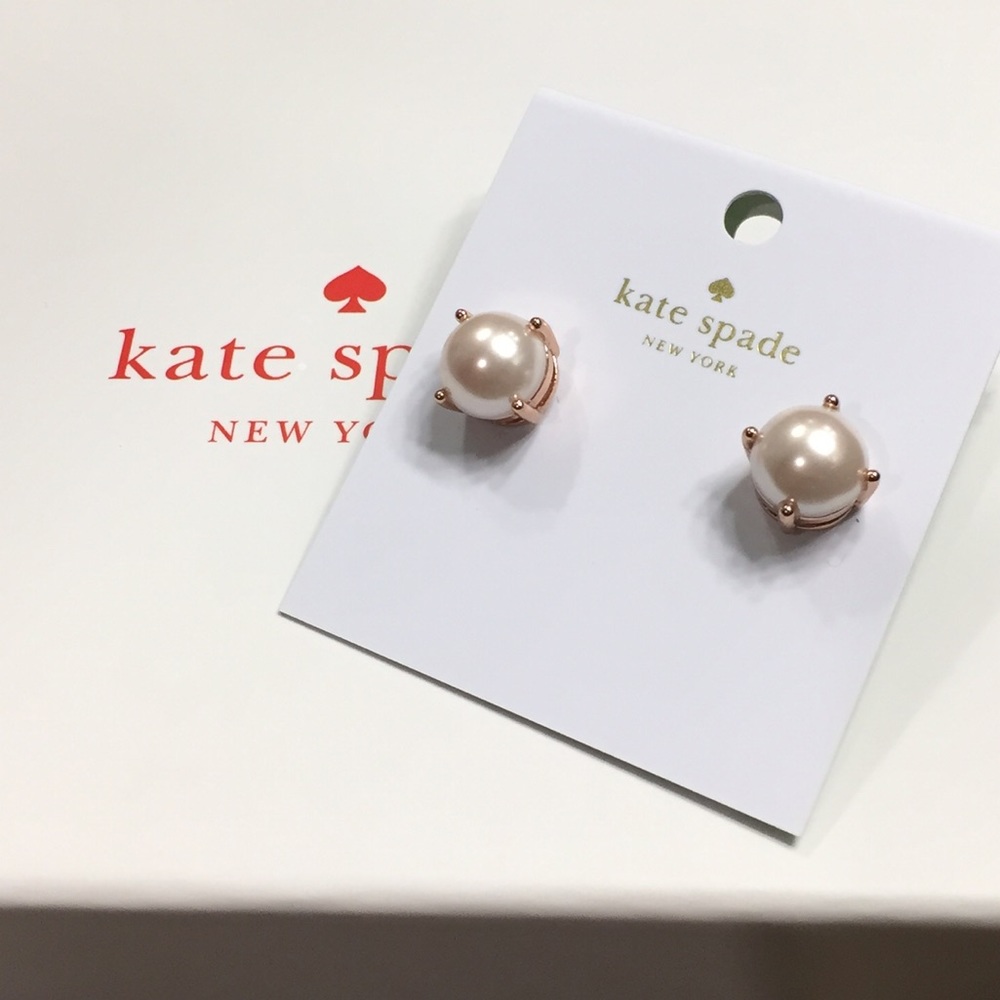 Kate Spade pearl studs