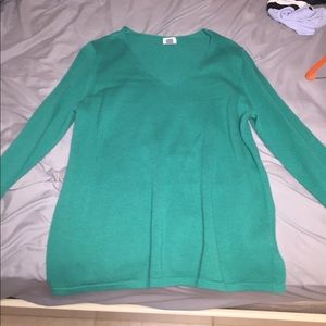 Green old navy sweater