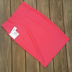 LuLaRoa Cassie Coral skirt