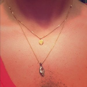 Layered Gold Tone necklace