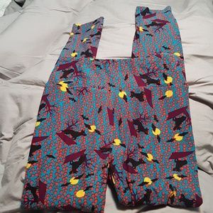 EUC Lularoe OS Halloween leggings
