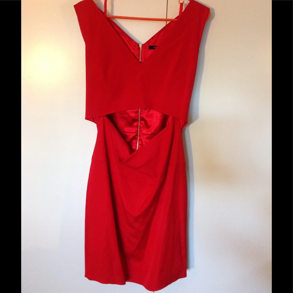 Red French Connection dress