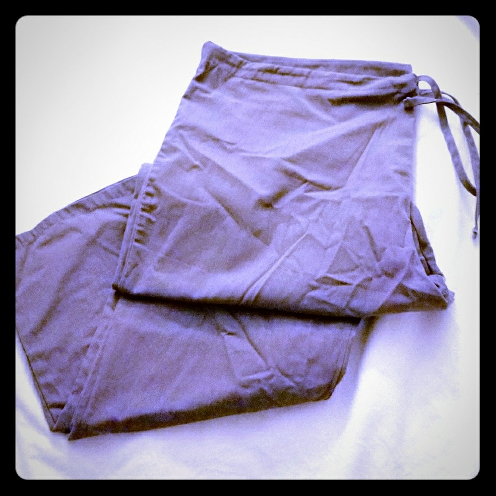 Gray Scrub Bottoms Unisex Sz 1X