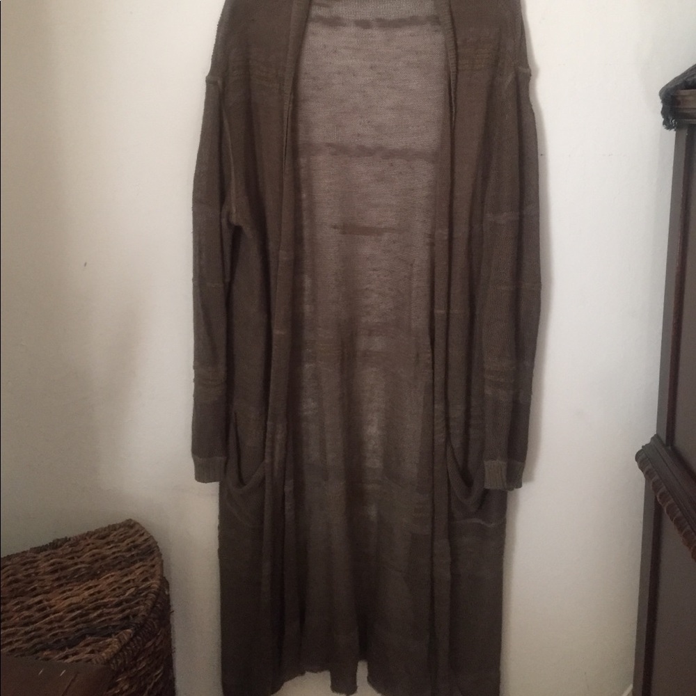 Free People Long Cardigan