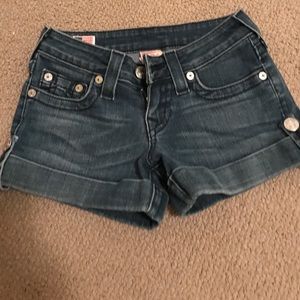 True Religion jean shorts
