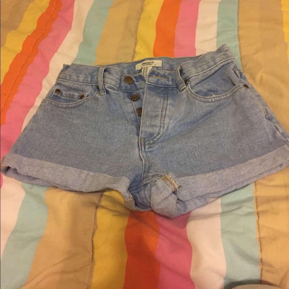 Forever 21 high waist shorts