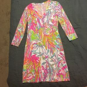 Lilly Pulitzer V-neck T-Shirt Dress