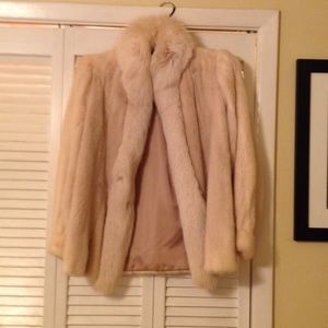 Mink fur coat