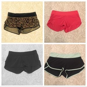 lululemon speed shorts - perfect condition!