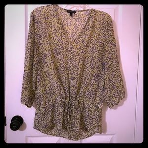 Banana Republic Tie Waist Blouse