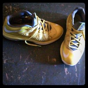 lebron 10 ps elite cool volt black nike shoes