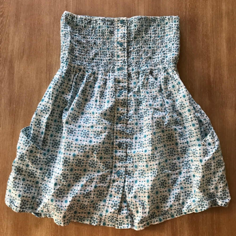 Tunic tube top with pockets