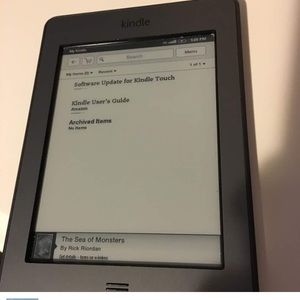 Kindle Touch.