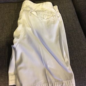 White polo shorts