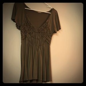 Olive green top
