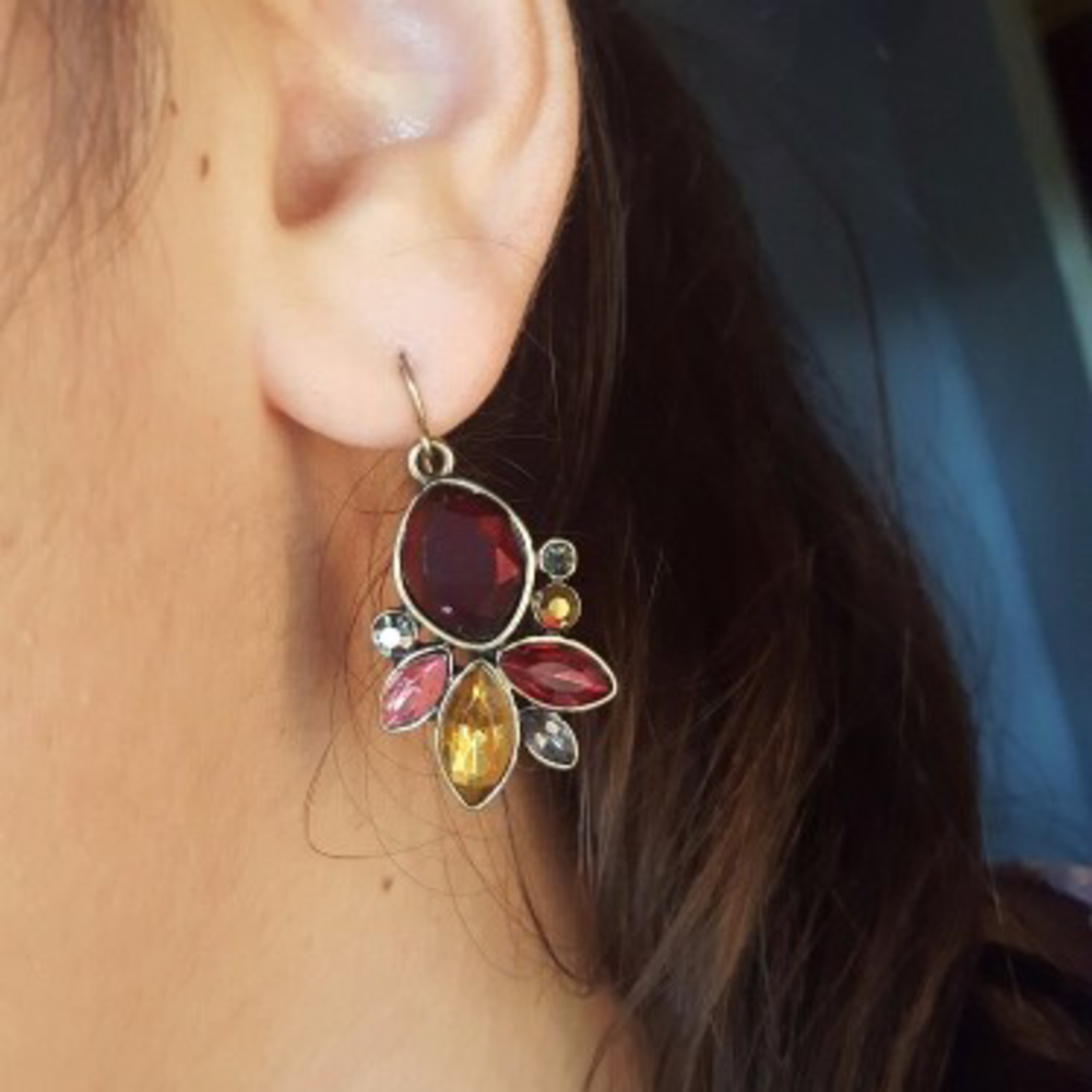 Red Queen Statement Earrings