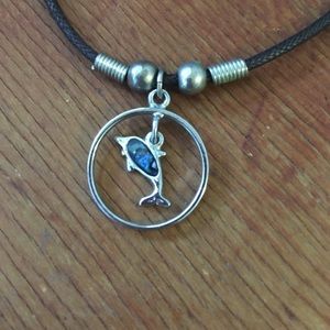 Opalescent Dolphin Necklace