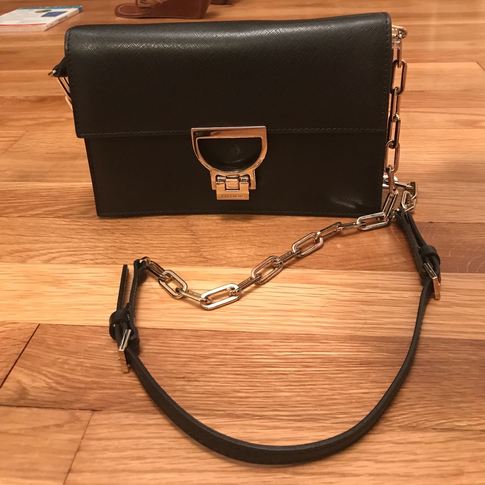 Genuine black leather- French