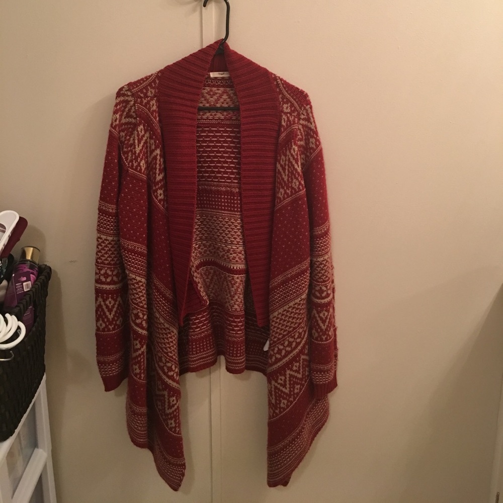 Open sweater
