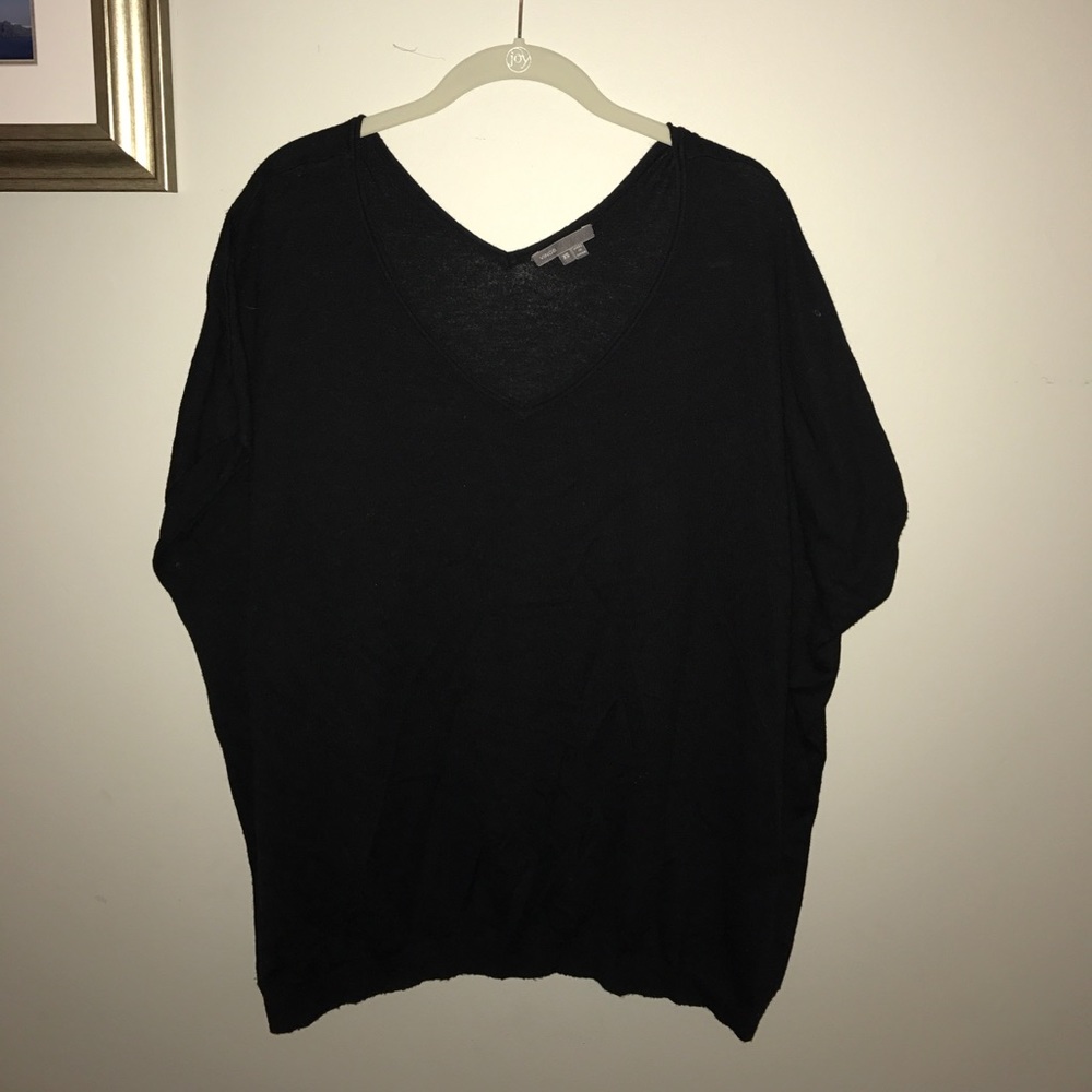 Black slouchy/oversized hanging sweater
