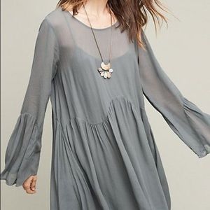 NWT Anthro Sunday tunic in color OLIVE size MEDIUM