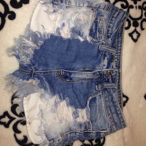 Ripped shorts